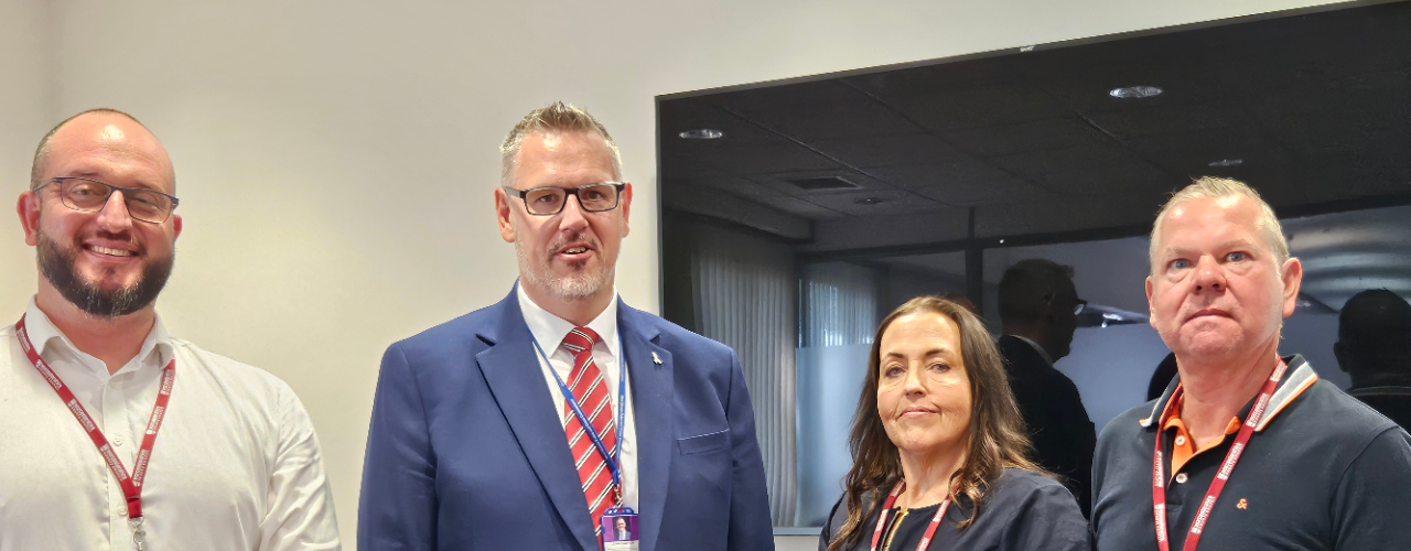 New leaders of Worcestershire Council meeting the PCC