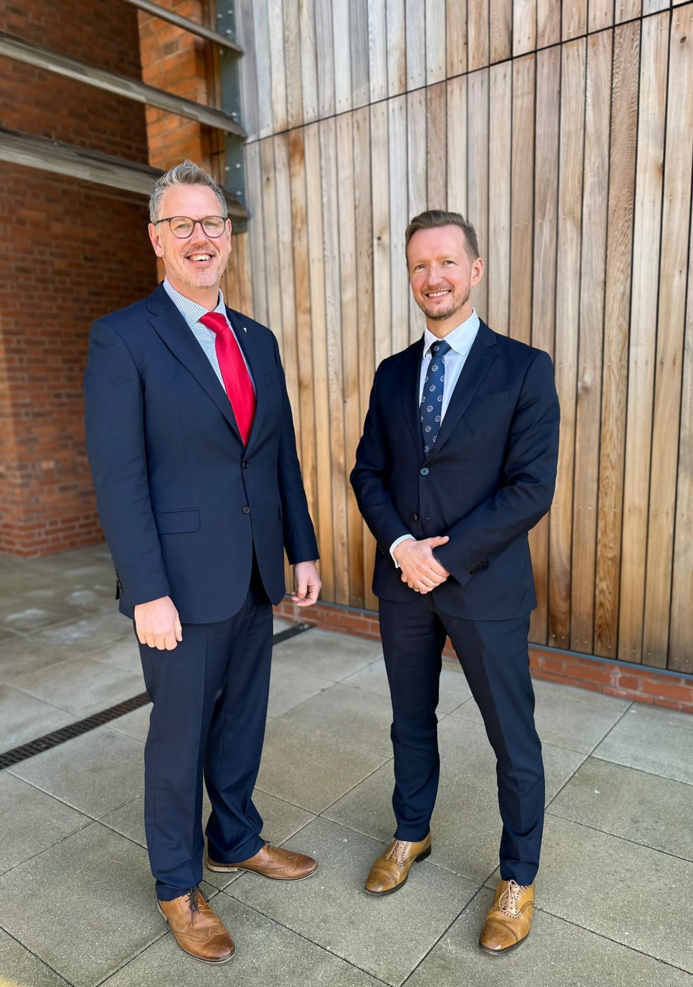 PCC John Campion with new Chief Constable Kyle Gordon